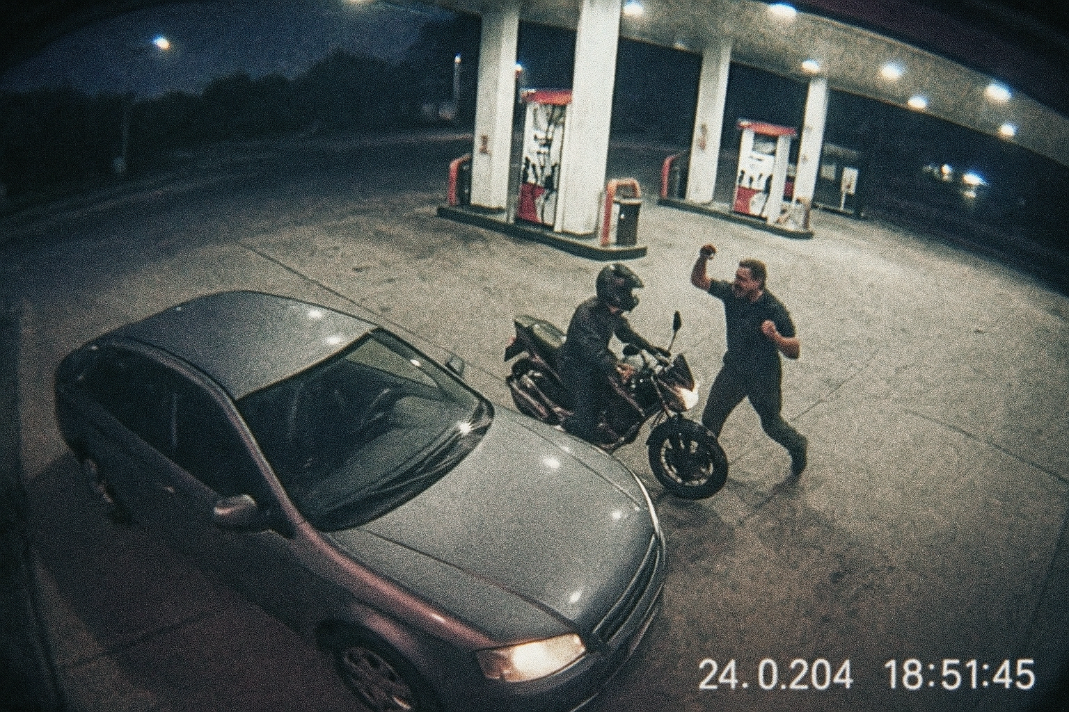 cctv surveillance cameras – Surveillance Spotlight: Viral CCTV Footage Shows Scooter Rider Attacked After Deliberate Crash