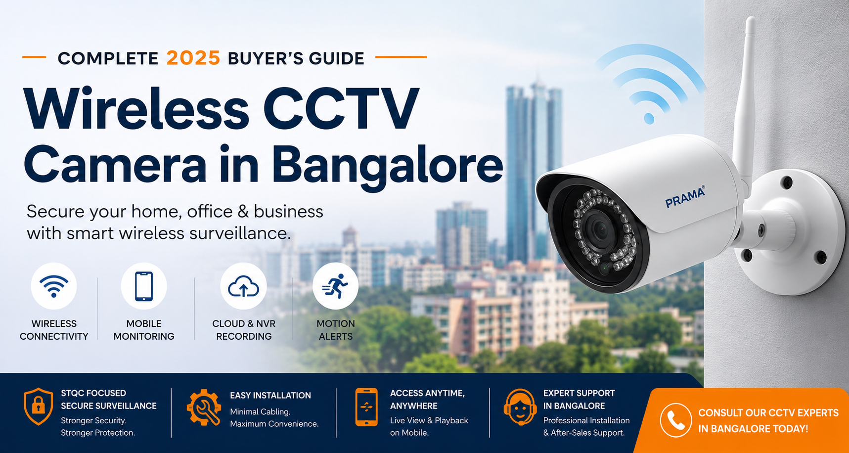 Wireless CCTV Camera in Bangalore