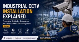 Industrial CCTV Installation Explained: Complete Guide for Bangalore Factories & Manufacturing Units (2026)