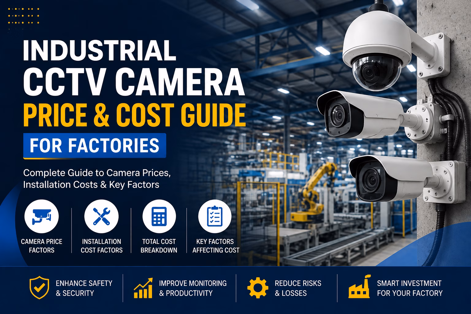 Industrial CCTV Camera Installation price