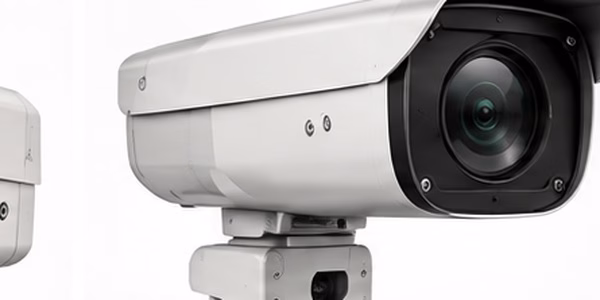 AI-enabled CCTV camera with people and vehicle detection