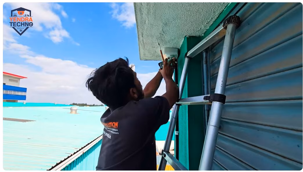 Camera mounting at height