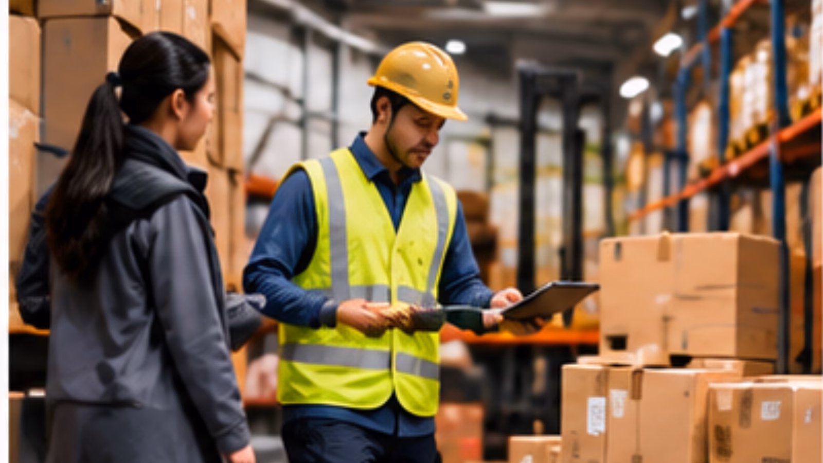 Warehouse activity detected by CCTV