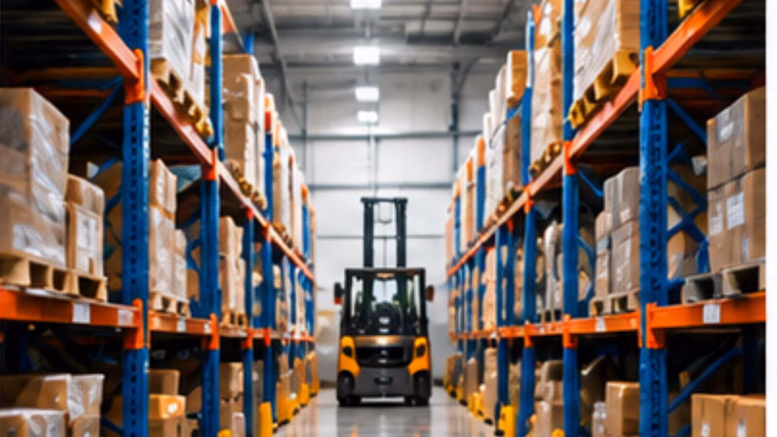 CCTV monitoring activity across a warehouse floor
