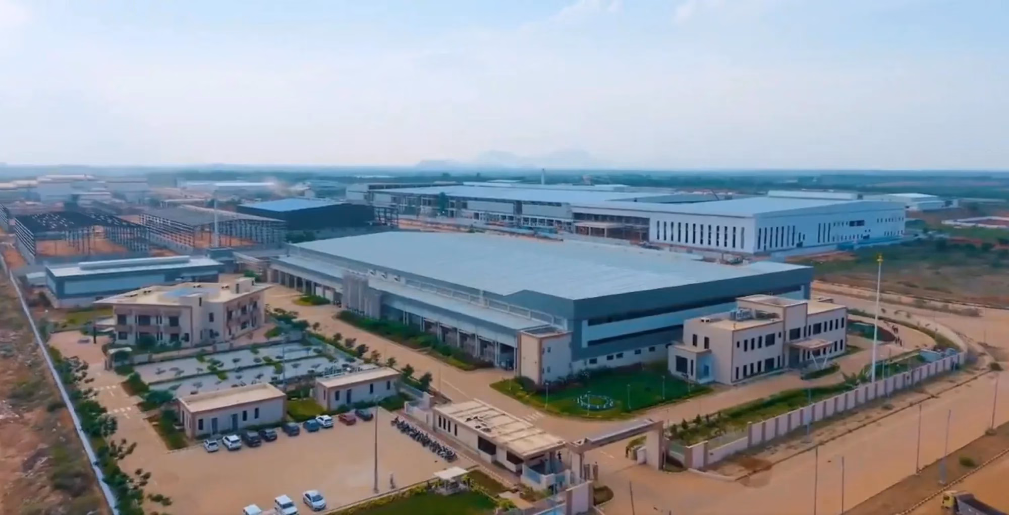 Large industrial facility in the Devanahalli SEZ corridor
