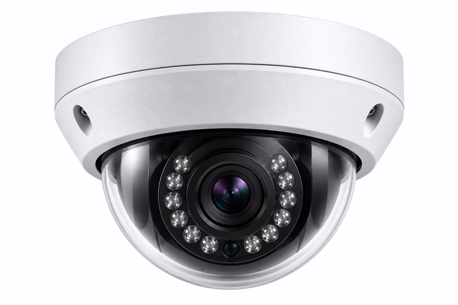 Camera for wide-area coverage of a factory floor